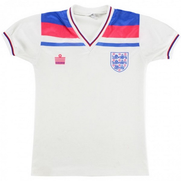 Tailandia Camiseta Inglaterra Primera Equipación Retro 1980 Blanco